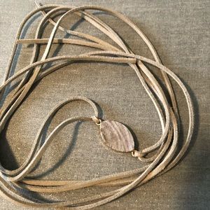 Leather wrap bracelet